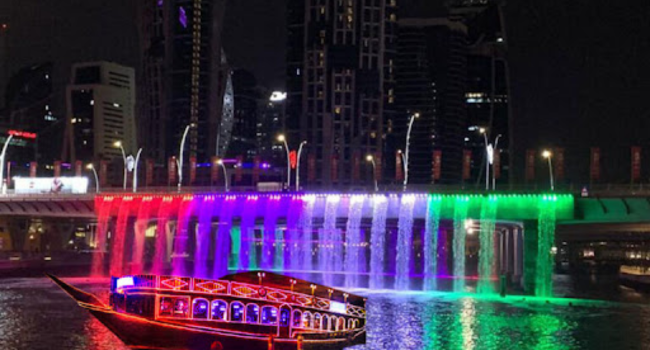 Dinner on Dubai Water Canal