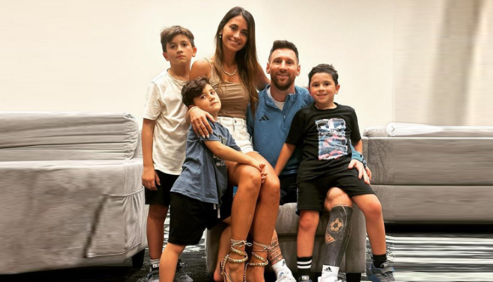 Lionel Messi Family Photo