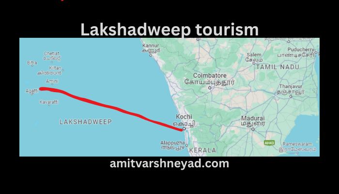 Lakshadweep Tourism map