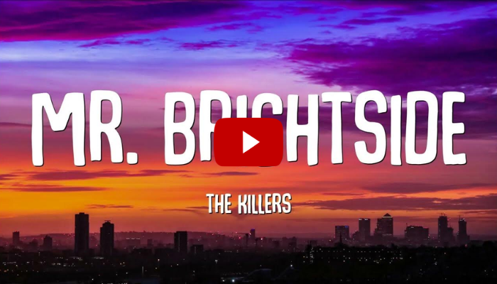 Lyrics To Mr. Brightside By The Killers